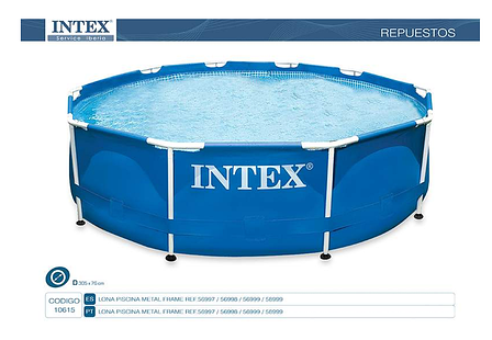 Чаша басейну Metal Frame Pool Liner 305х76, Intex 10615 EH, фото 3