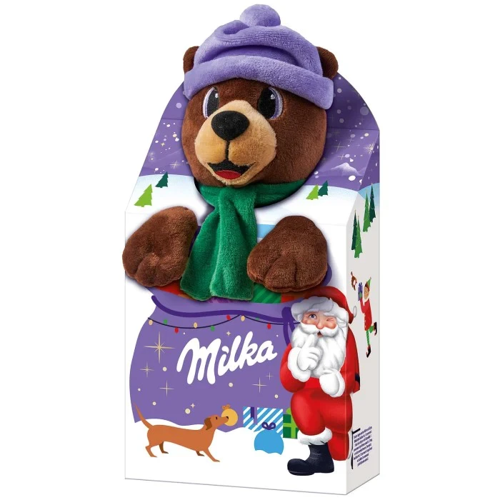 Новорічний подарунок з іграшкою Milka Magic Mix Ведмедик 96 g