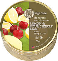 NAVIGATORS Льодяники LEMON AND SOUR CHERRY 150г