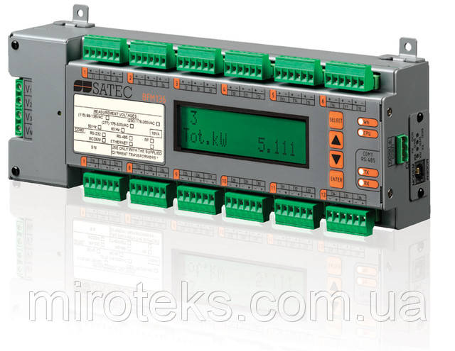 Багатоканальний лічильник електроенергії SATEC BFM136 ☎044-33-44-274 📧miroteks.info@gmail.com