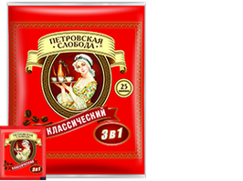 Кавовий напій Петрівська Слобода 3 в 1 Класичний 25 шт.