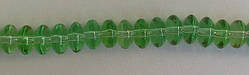Бусина Юла 5*8 мм колір св. зелений