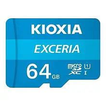 Карта памяті Kioxia LMEX1L064GG2 Blue 64GB microSDXC З адаптером Class 10 UHS-I