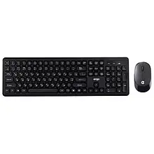 Комплект клавіатура та миша Ergo KM-250 Black (WL класичний)
