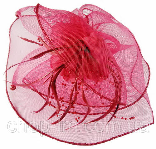 Вуалетка "Чарівка" бордова