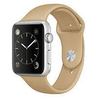 Ремешок для Apple Watch 40 размер L силиконовый ремешок для часов эпл вотч 40 горчичный WTC
