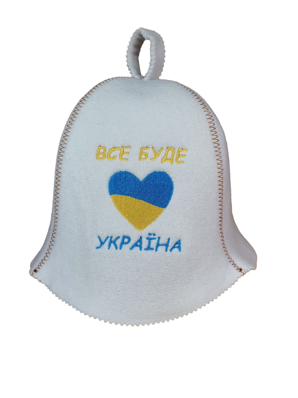 Шапка для сауни, Все буде Україна-1, штучна повсть, Saunapro