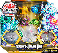 Набор 6 Бакуганов Эволюции Bakugan Evolutions Genesis Collection Spin Master 6064120