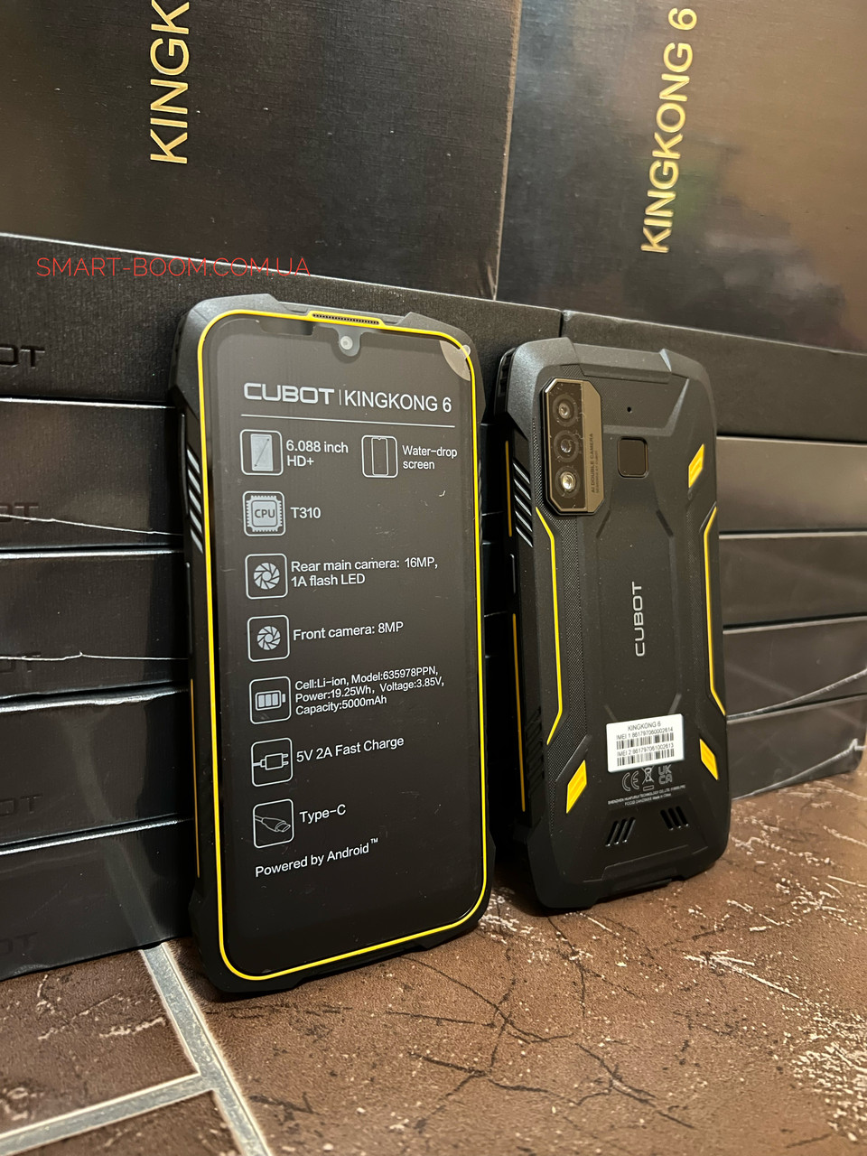 Смартфон Cubot KingKong 6 NFC 4/64Gb 5000mAh IP68/IP69K - фото 1 - id-p1717828678