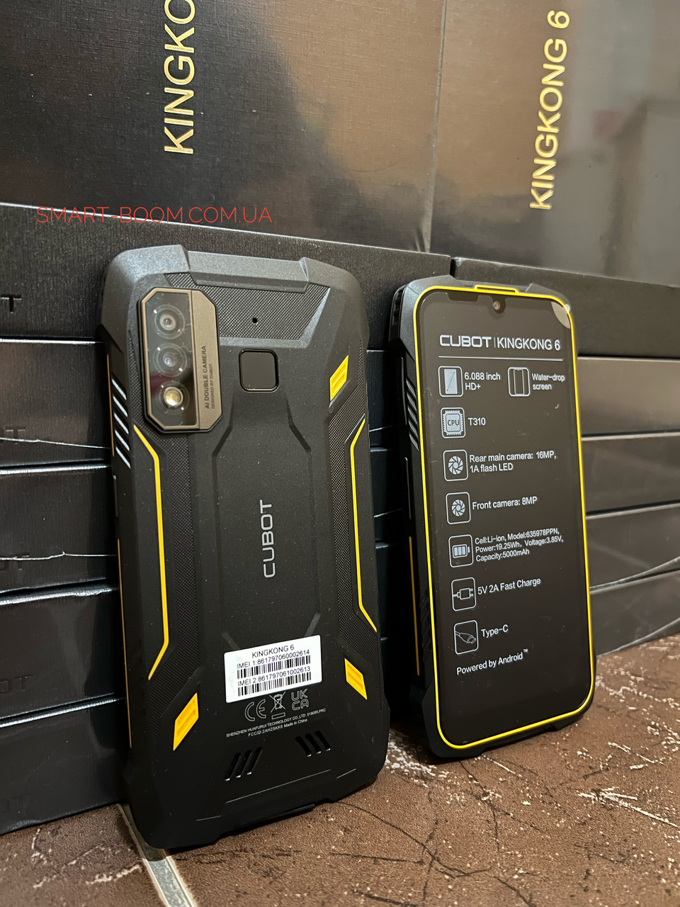 Смартфон Cubot KingKong 6 NFC 4/64Gb 5000mAh IP68/IP69K - фото 2 - id-p1717828678