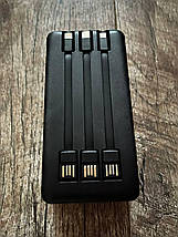 Зовнішній акумулятор Power Bank XO PR164 30000mAh, Вбудований ліхтарик, фото 4