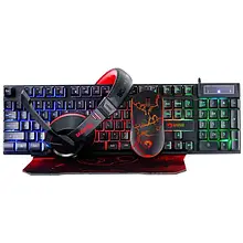 Комплект клавіатура та миша MARVO CM409 Black (CM409UR.MRV) дротовий USB