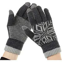 Перчатки для сенсорных экранов ArmorStandart Рукавиці для сенсорних екранів Touch Gloves Snowflake з