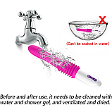 Вібратор із висуванням на пульті з присоском, жіночий вібростимулятор для сексу, інтимні іграшки, фото 5