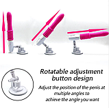 Вібратор із висуванням на пульті з присоском, жіночий вібростимулятор для сексу, інтимні іграшки, фото 7