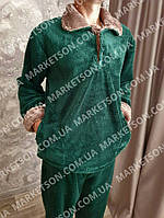 Пижама мужская теплая, махровая с длинным рукавом 50,52,54,56,58,60,62