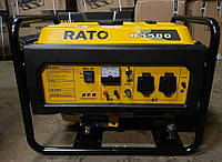 Генератор бензиновый, Электрогенератор 1 фаза RATO R3500 6,5 л. 3.2 кВт