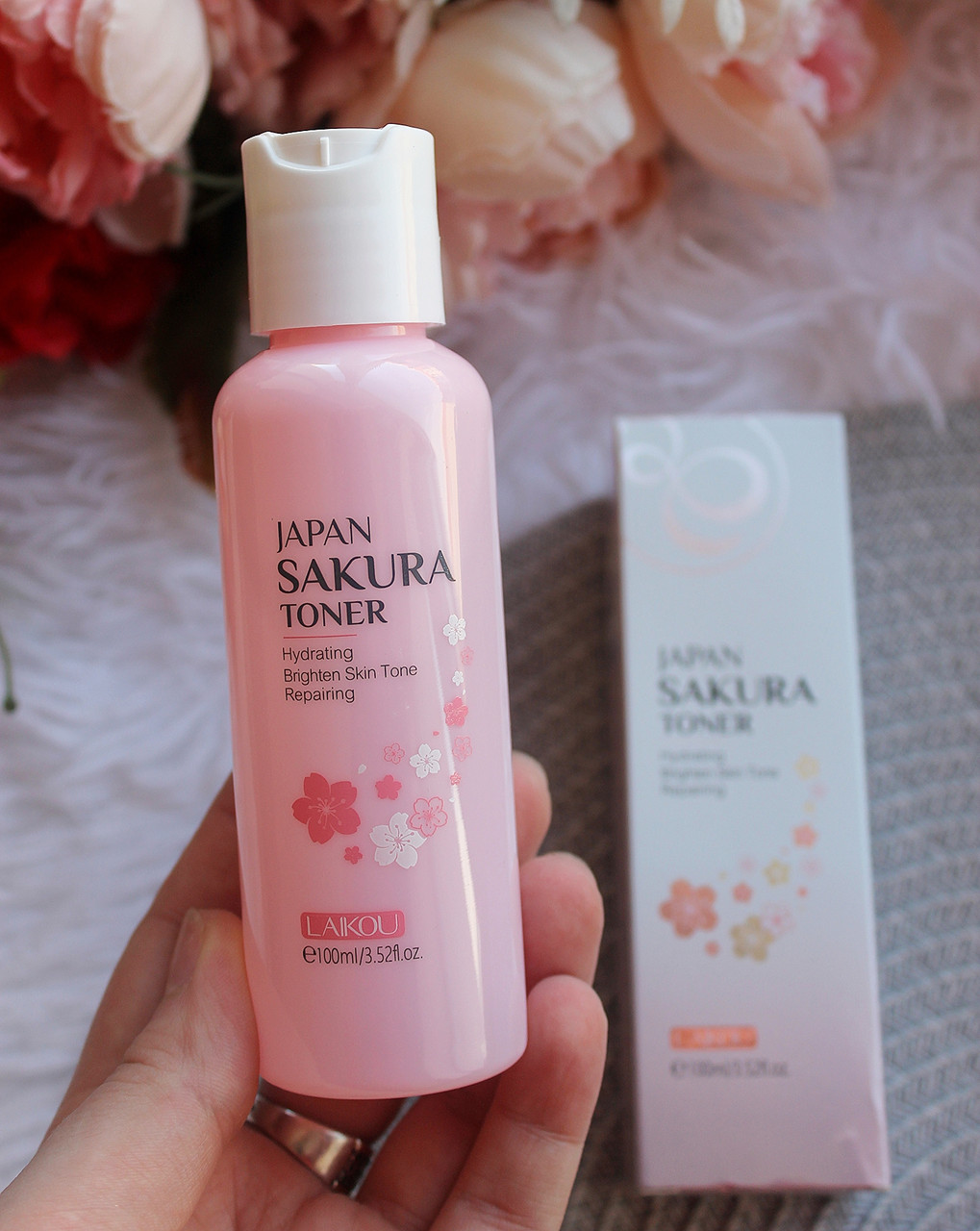 Тонер для обличчя з екстрактом сакури Laikou Japan Sakura Toner 100 мл