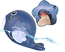 Водоплавний набір заводних іграшок для ванної Bath Toys Кити , 3 шт, фото 6