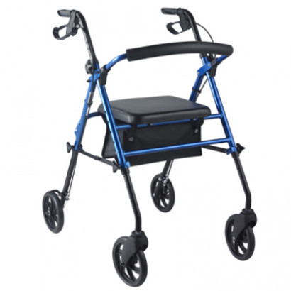 Ходунки ролер на колесах для інвалідів з сидінням OSD-Q88512, розбірний з регулюванням висоти сидіння