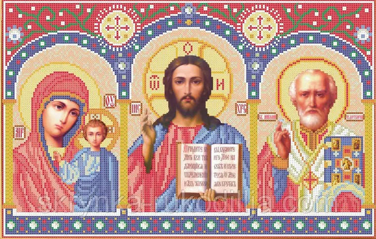КРВ-34 Іконостас Схема на тканині для вишивки (Княгиня Ольга)