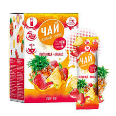 Рідкий чай для приготування напою концентрат ТМ Смакуйте «Полуниця-ананас» 12 шт х 50 г концентрований