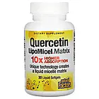 Natural Factors, кверцетин LipoMicel Matrix, 30 капсул з рідиною