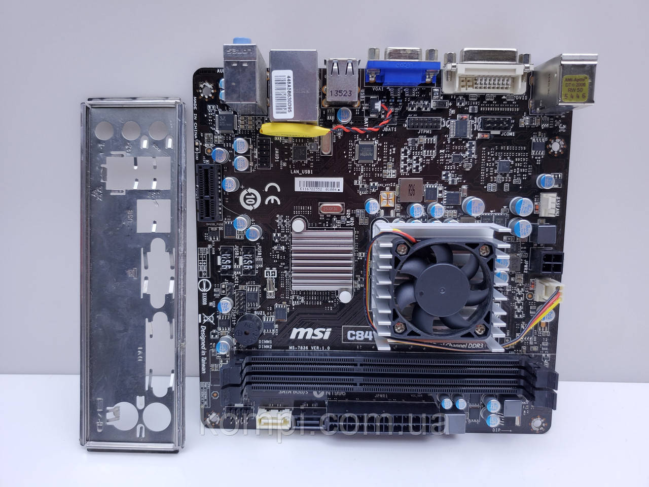 Материнська плата MiniITX MSI C847IS-P33 (Intel Celeron 847,DDR3, PCI-Ex1,MiniITX,б/у)