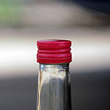 Ковпачок алюмінієвий 28 мм x 18 мм з різзю (червоний), фото 4