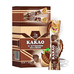 Какао зі згущеним молоком у стіках ТМ "Смакуйте" 25 шт х 35 г