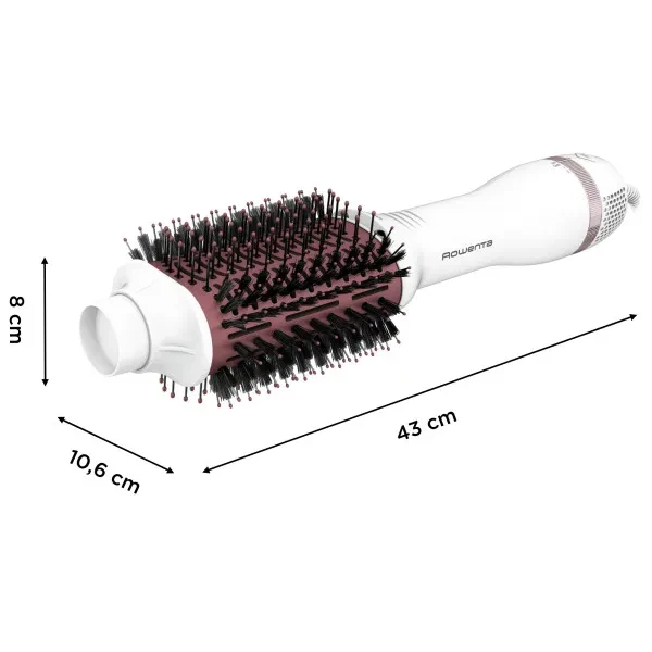 Фен-щітка Rowenta VOLUMIZER OVAL BRUSH CF6135F0 White