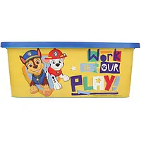 Корзина для игрушек Stora Enso Paw Patrol - Boy Plain, Storage Click Box 13L