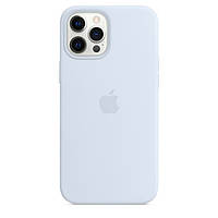 Чохол Apple оригінальний Silicone Case with MagSafe для Apple iPhone 12 Pro Max (Cloud Blue)блакитний