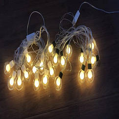 XMAS Гірлянда лампочки у прозорій кулі 5M 20 лампочок S