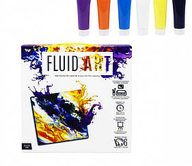 Набір креативної творчості "Fluid ART" FA-01-01-2-3-4-5 FA-01-01, World-of-Toys
