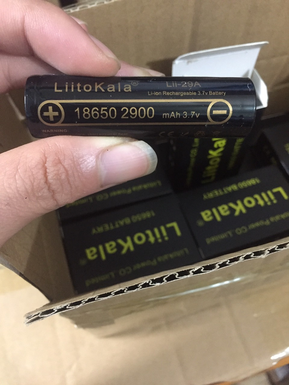 Аккумулятор 18650 Li-Ion LiitoKala Lii-29A, 2900 mAh 3.7V (2.75-4.2V), фото 1