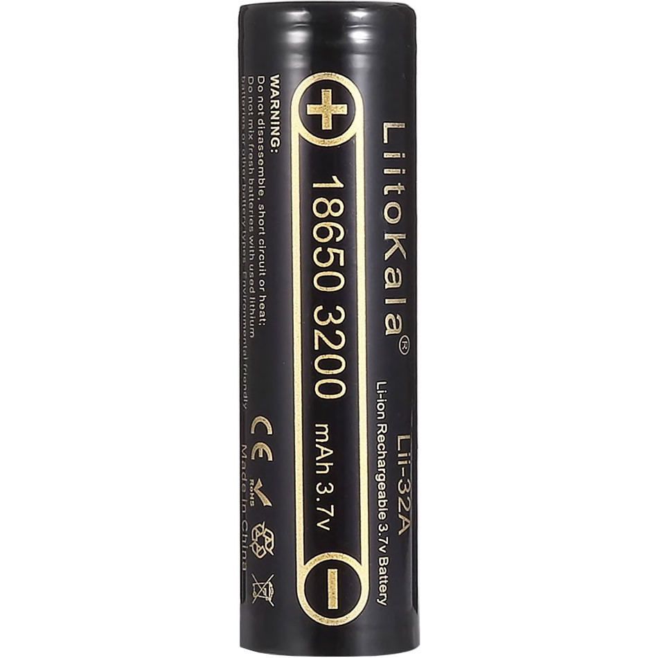 Акумулятор 18650 Liitokala Lii-32A 3200 mAh