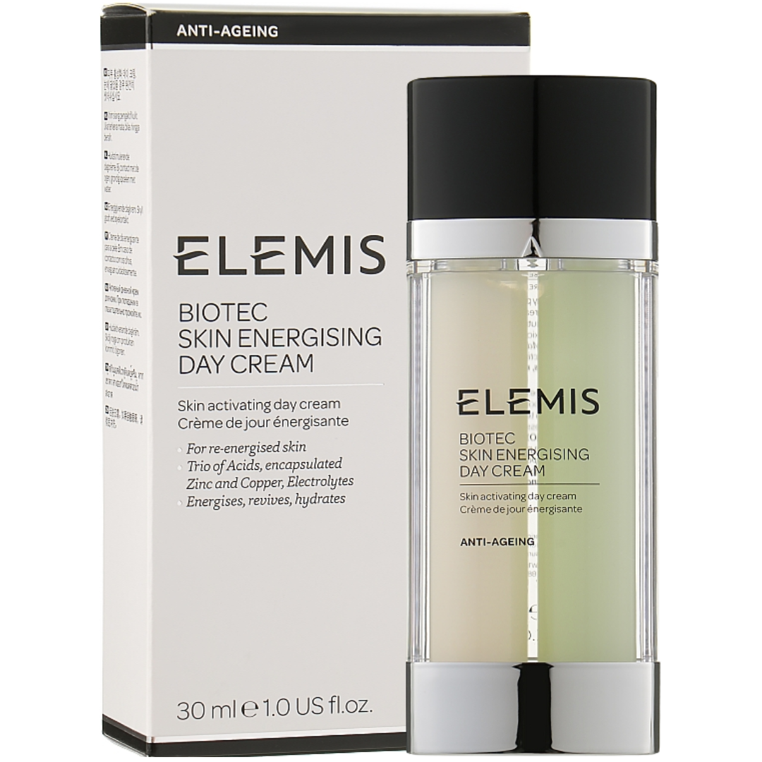 Омолоджувальний денний крем для наповнення шкіри енергією Elemis Biotec Skin Energising Day Cream 30 мл