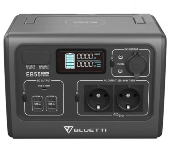 Компактная портативная электростанция Powerbank BLUETTI EB55 Power ...