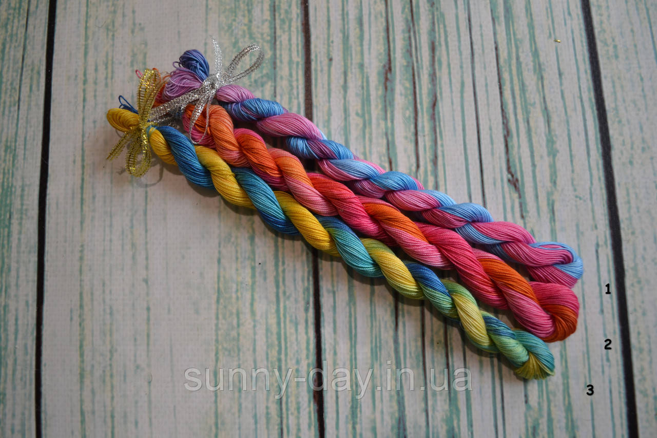 Муліне ручного фарбування, основа - Ariadna Muza 45м, фото 1