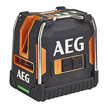 Нівелір лазерний AEG; дальність- 30 м, точність- 0,2 мм/1м, 1 горизонт. і 2 вертик. зелені промені, фото 4