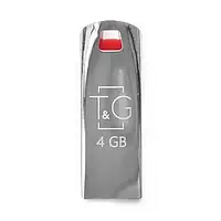 Флеш память T&G 115 Stylish series Chrome TG115-4G Silver 04 GB
