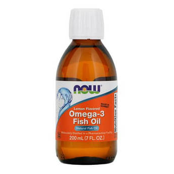 Омега 3 у рідкому вигляді, NOW Omega-3 Fish Oil 200 ml
