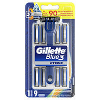 Gillette Blue 3 Hybrid станок + 9 лезвий