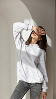 Худі жіночий GBI ПЕТЛЯ Білий розмір L (13343-ж)