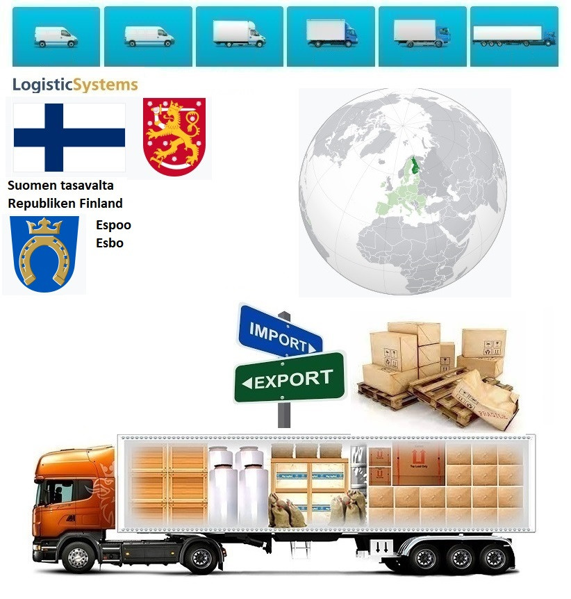 Вантажні перевезення з Еспоо в Еспоо разом з Logistic Systems