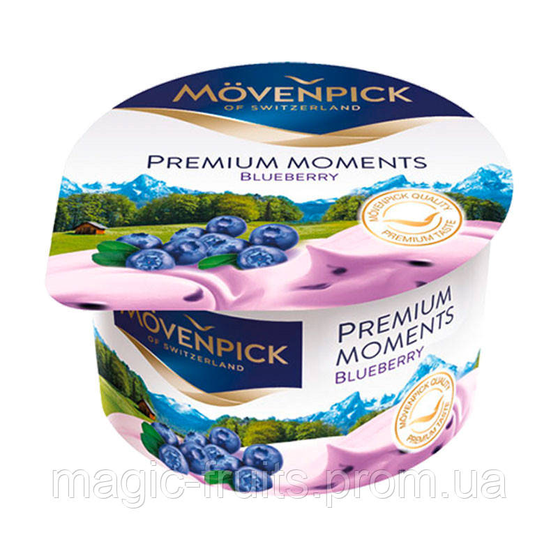 Йогурт Чорниця Movenpick 5% 100г - фото 1 - id-p1717936148