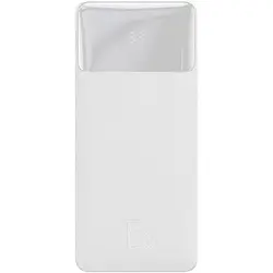 Зовнішній портативний акумулятор Baseus Bipow Digital Display 20000mAh White 15W (PPDML-J02)