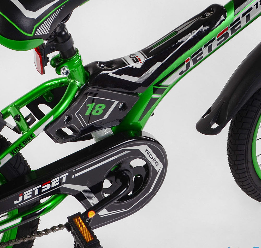 Велосипед детский 18 MAXXPRO Jet Set JS-N1801 зеленый - фото 5 - id-p1717937511