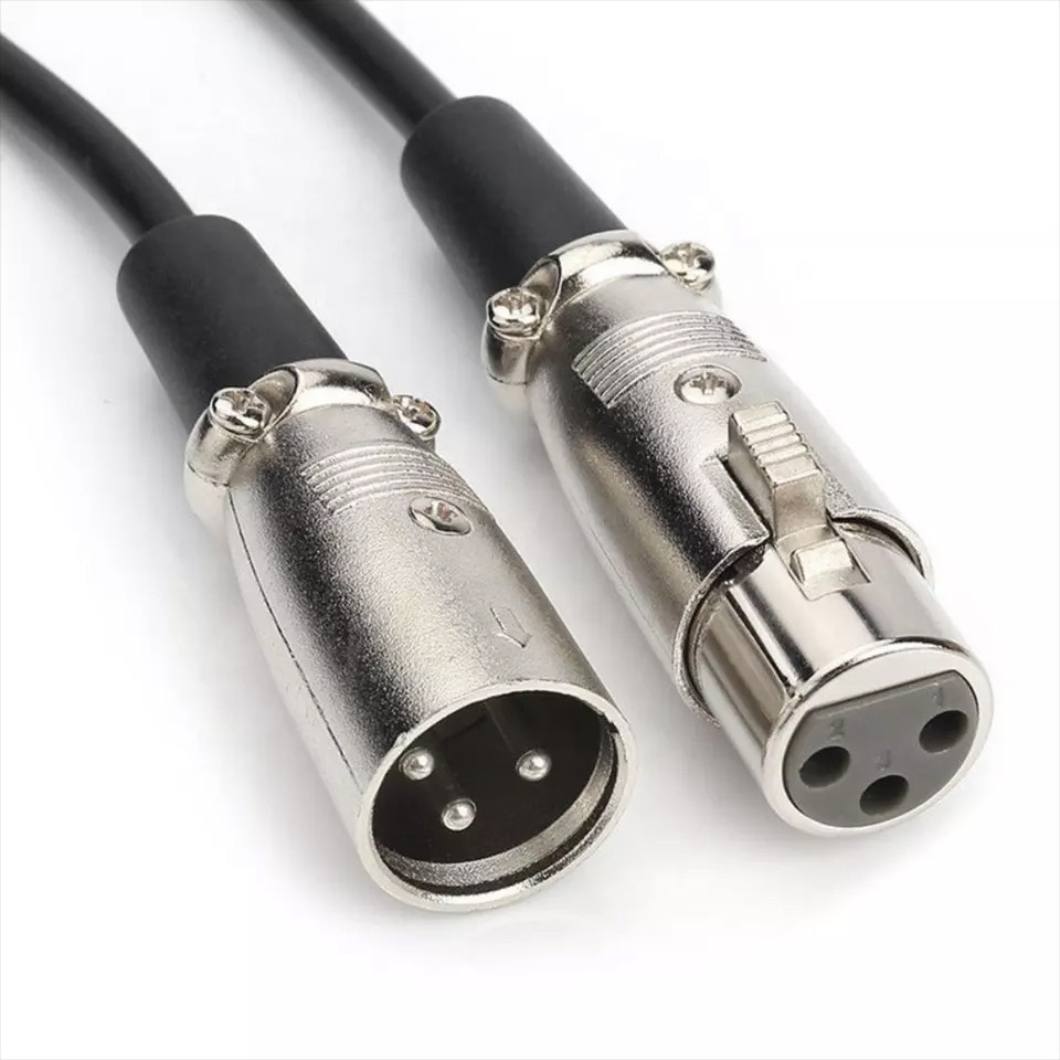 Кабель для мікрофону Manchez T50 XLR (тато) - XLR (мама), трьохконтактний 2 м, фото 1